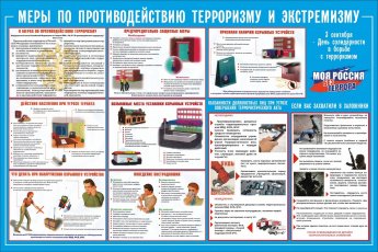 Меры по противодействию терроризму и экстремизму