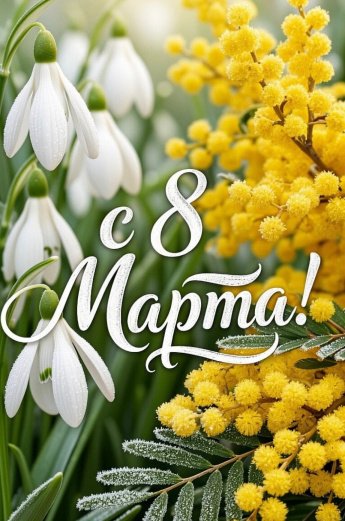 С Международным женским днем, дорогие наши женщины! 