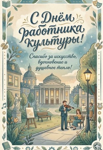С Днём работника культуры!